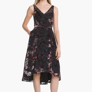 White House Black Market Floral Burnout Dress 12 - image 1